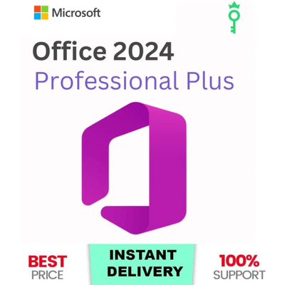 Genuine MS Office 2024 Pro Plus Binding Digital License Key Full Suite for Windows 10/11
