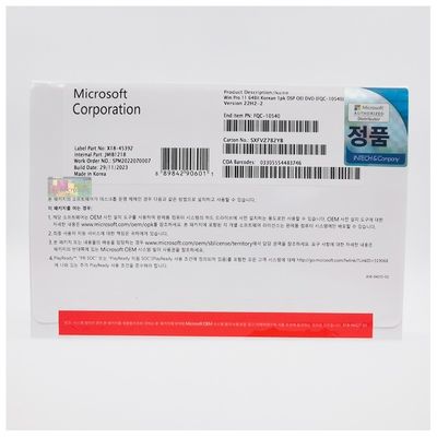 Original Windows 11 Pro OEM mit Unterstützung für die koreanische Sprache
