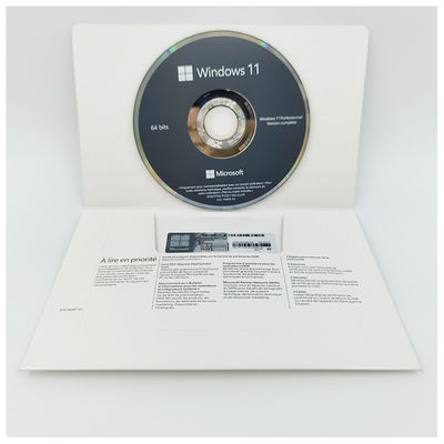 Microsoft Windows 11 Pro Französisch OEM DVD Pack Original 64-Bit Lizenzschlüssel für professionelle Nutzung