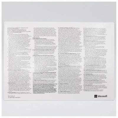Microsoft Windows 11 Pro OEM DVD Italienisch Legitimer Systembauer Lizenz für einen PC