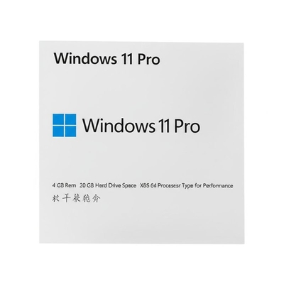 Windows 11 Pro OEM 4 GB RAM 20 GB Festplatte X86 64 Prozessor Typ für die Leistung
