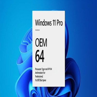 Windows 11 Pro OEM X86 64 Prozessortyp und 64-Bit-Architektur für Professionelle 16 GB Festplatte