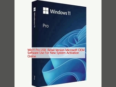 Win11 Pro USB Einzelhandelsversion Microsoft OEM-Software für die Online-Aktivierung des neuen Systems