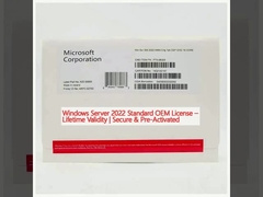 Windows Server 2022 Standard-OEM-Lizenz - Lebenszeit gültig - Sicher und voraktiviert