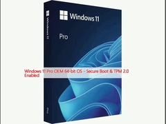 Windows 11 Pro OEM 64-Bit-Betriebssystem - Secure Boot & TPM 2.0 aktiviert