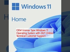 OEM-Lizenztyp Windows 11-Betriebssystem mit 24/7 Online-Kundendienst