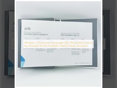 Windows 11 Pro Koreanische Sprach-USB Offizieller Einzelhandels-Lizenzschlüssel Bootfähiges 64-Bit-Installationsmedium Sofortige Aktivierung