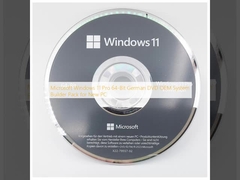 Microsoft Windows 11 Pro 64-Bit-Deutsche DVD OEM System Builder Pack für den neuen PC