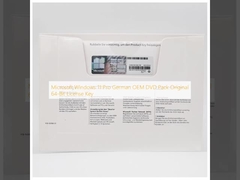 Microsoft Windows 11 Pro Deutsch OEM DVD Pack Original 64-Bit Lizenzschlüssel