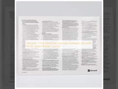 Windows 11 Pro OEM DVD (Deutsch) Original Microsoft 64-Bit System Builder Lizenz